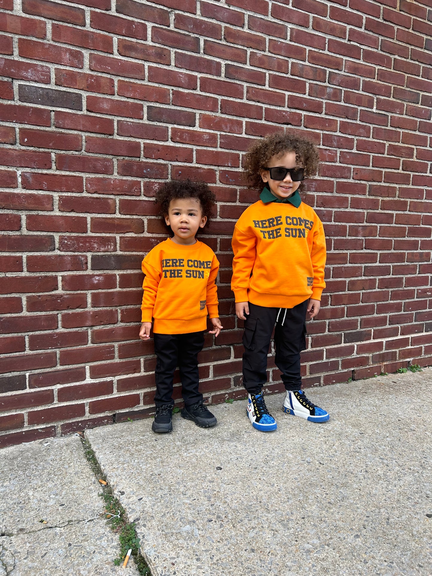 'HERE COMES THE SUN' Cozy Crewneck for Kids