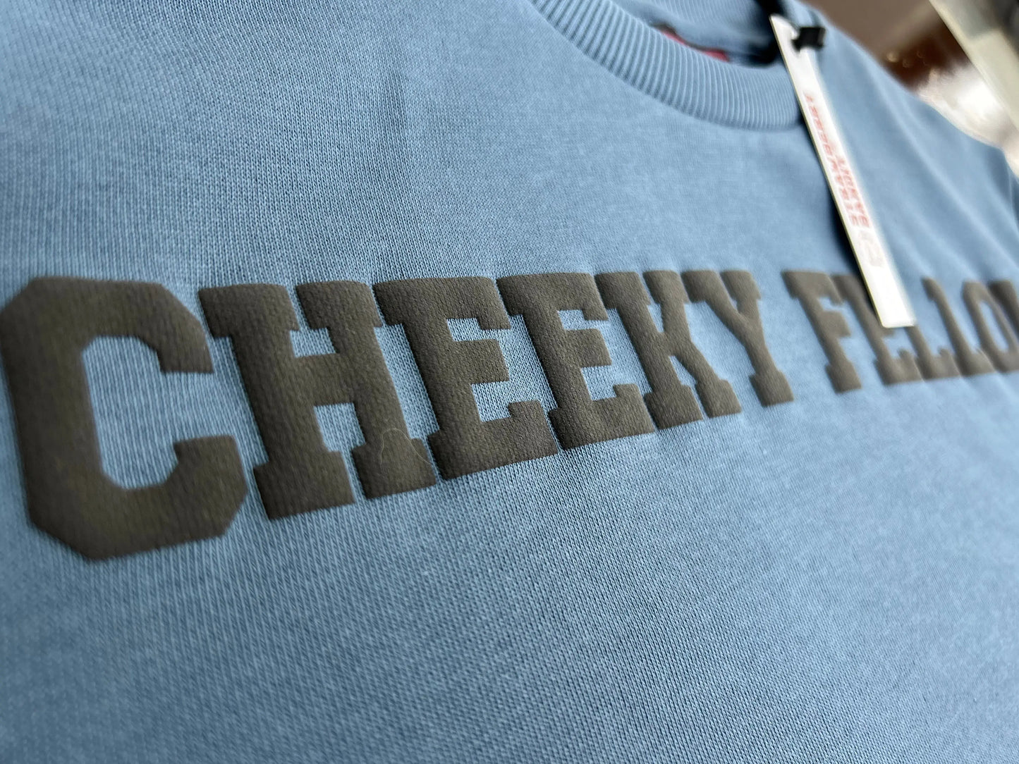 ‘CHEEKY FELLOW’ Crewneck Strawberry Bandit