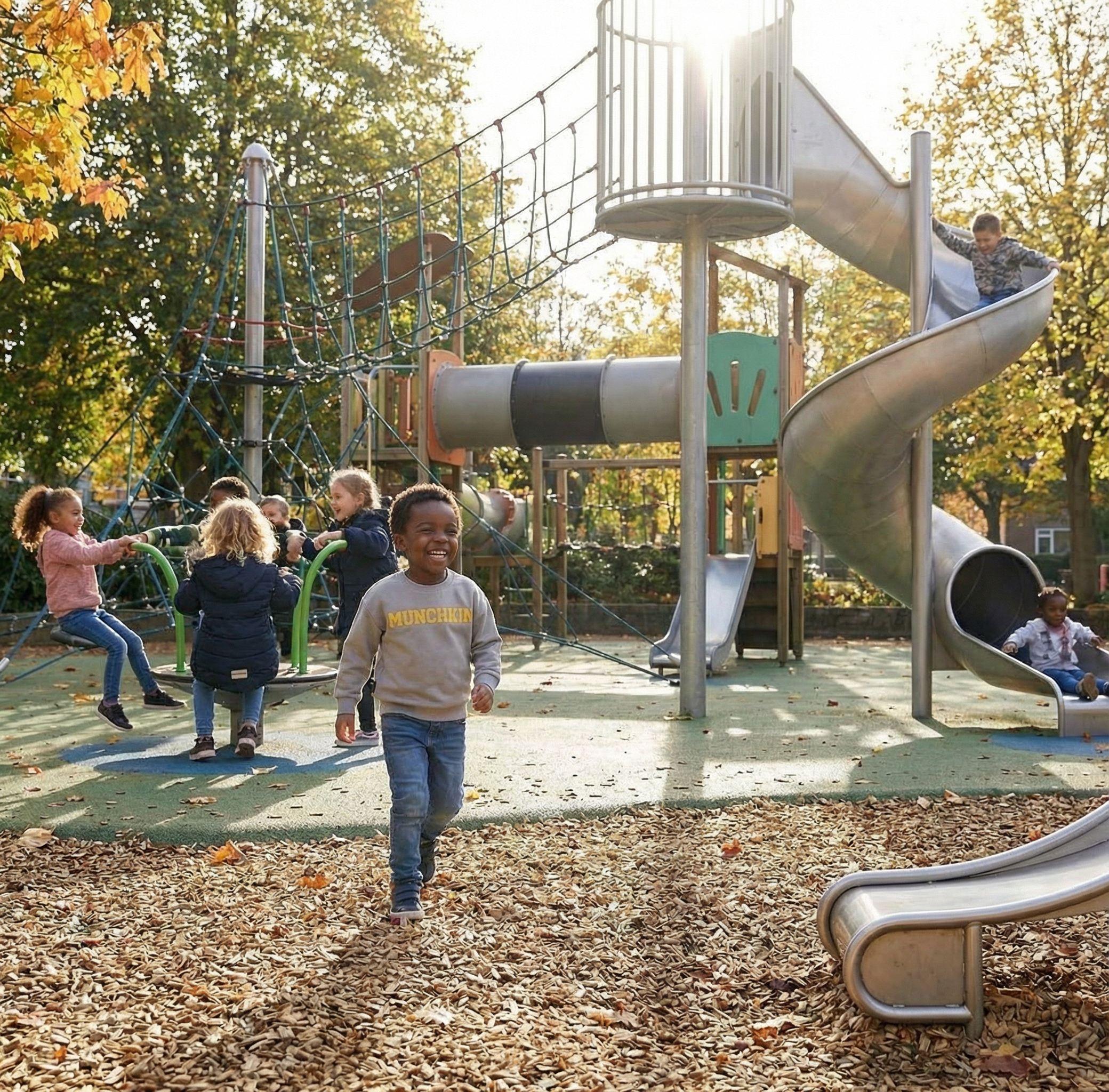 MUNCHKIN Crewneck: Sharkskin (Gold Fusion Edition)