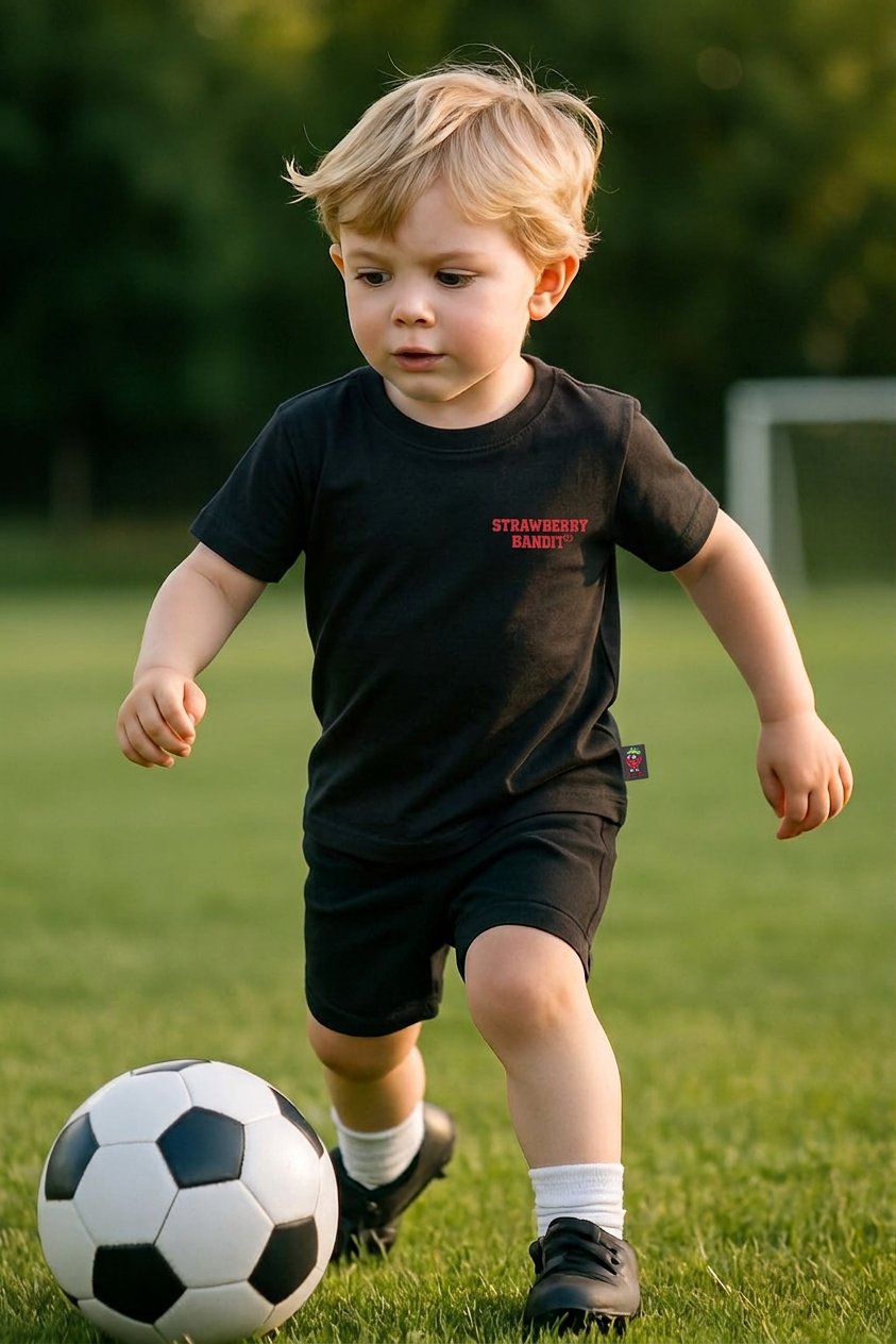 200 GSM Cotton Kids' T-Shirt | Midnight Black