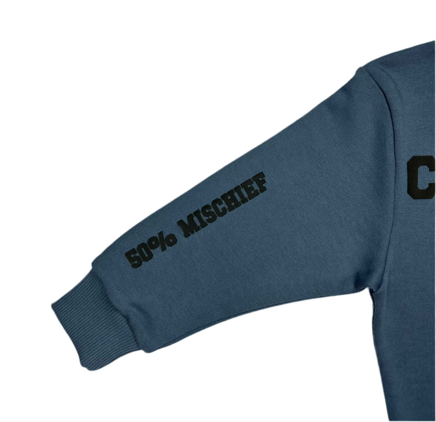 ‘CHEEKY FELLOW’ Crewneck quality cotton puff print by Strawberry Bandit