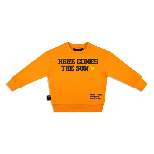 'HERE COMES THE SUN' Crewneck Strawberry Bandit